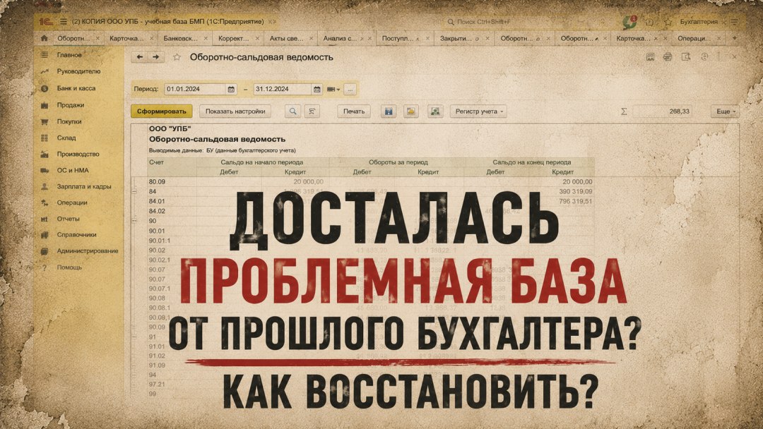 Бухгалтер уволился, а база осталась...