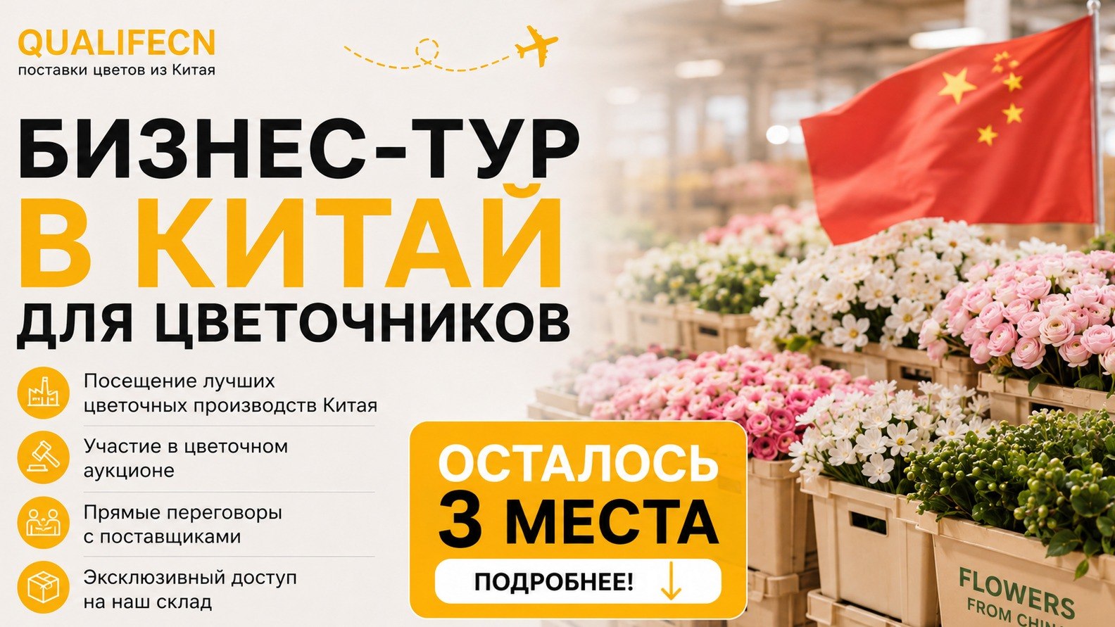 QUALIFECN | Цветок из Китая | Прямые поставки для цветочного магазина из Китая | Цветы Китай