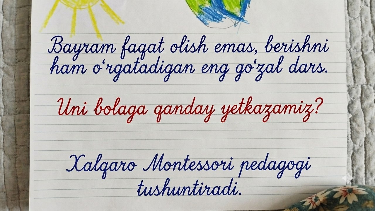 “Namuna Xalqaro Montessori” maktabi