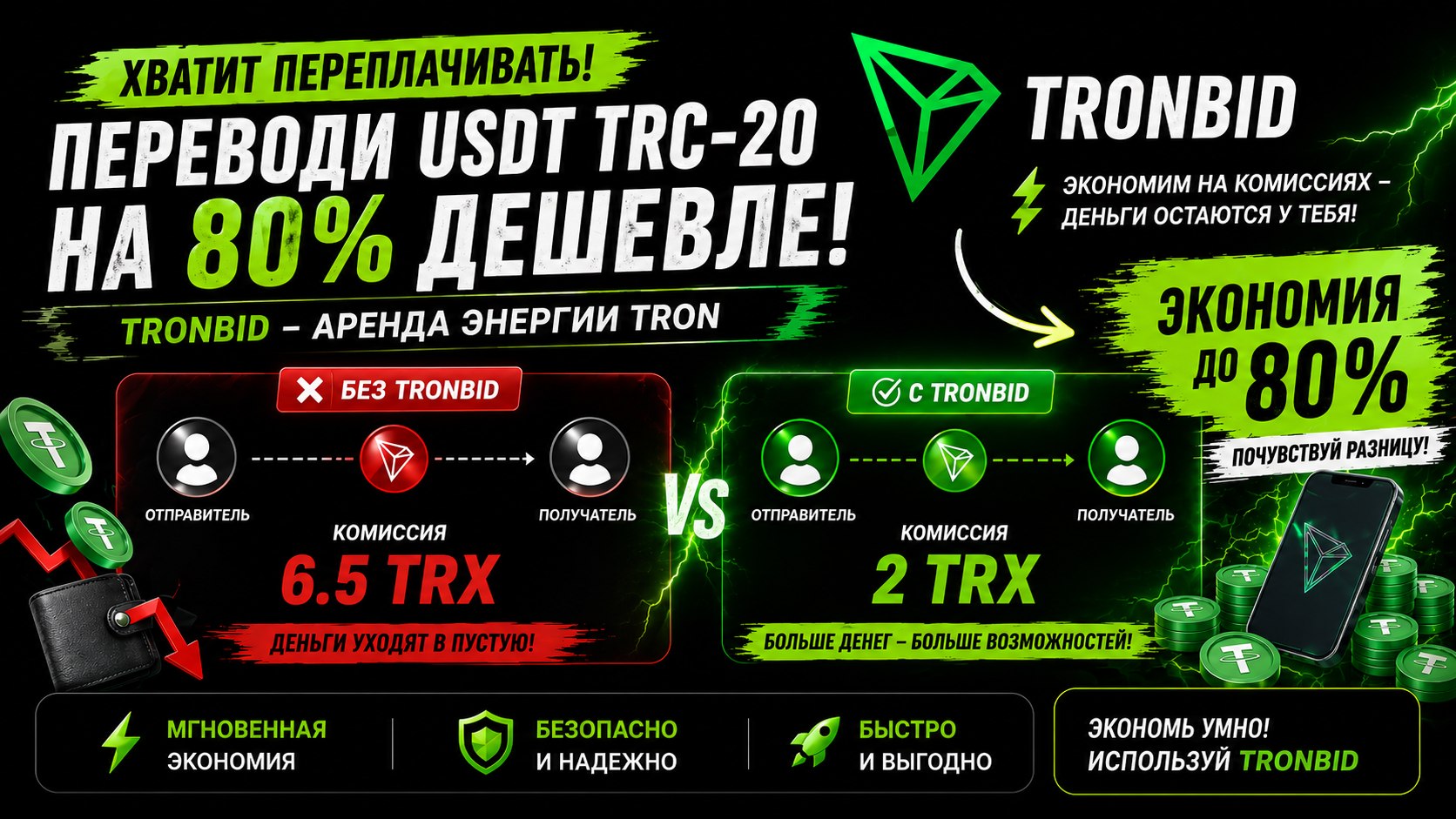 Rent Energy Tron Bot TronBid Marketplace , Аренда энергии