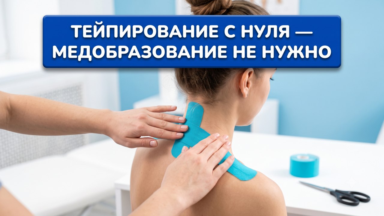 Кинезио тейпирование с нуля