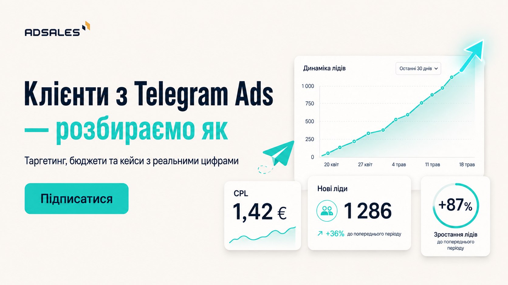 Telegram Ads в Україні 🇺🇦 | AdSales