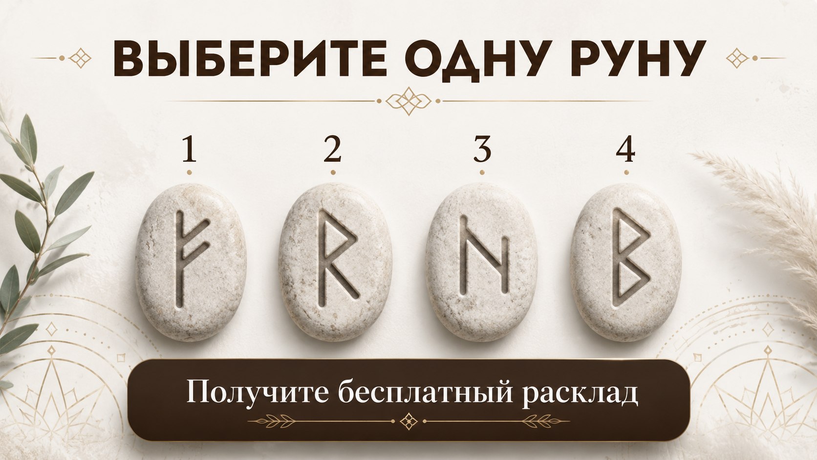 Бесплатный расклад на рунах