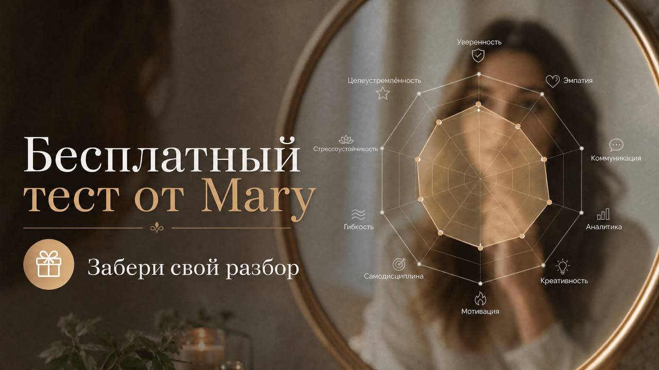Mary — твой личный психолог