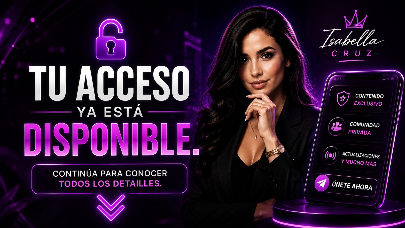 Asistente Isabella Cruz 🙋‍♀️