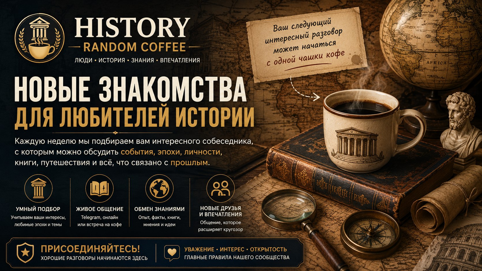 History Random Coffee