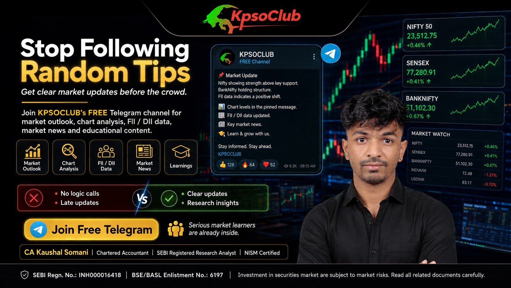 CA Kaushal Trading -KpsoClub