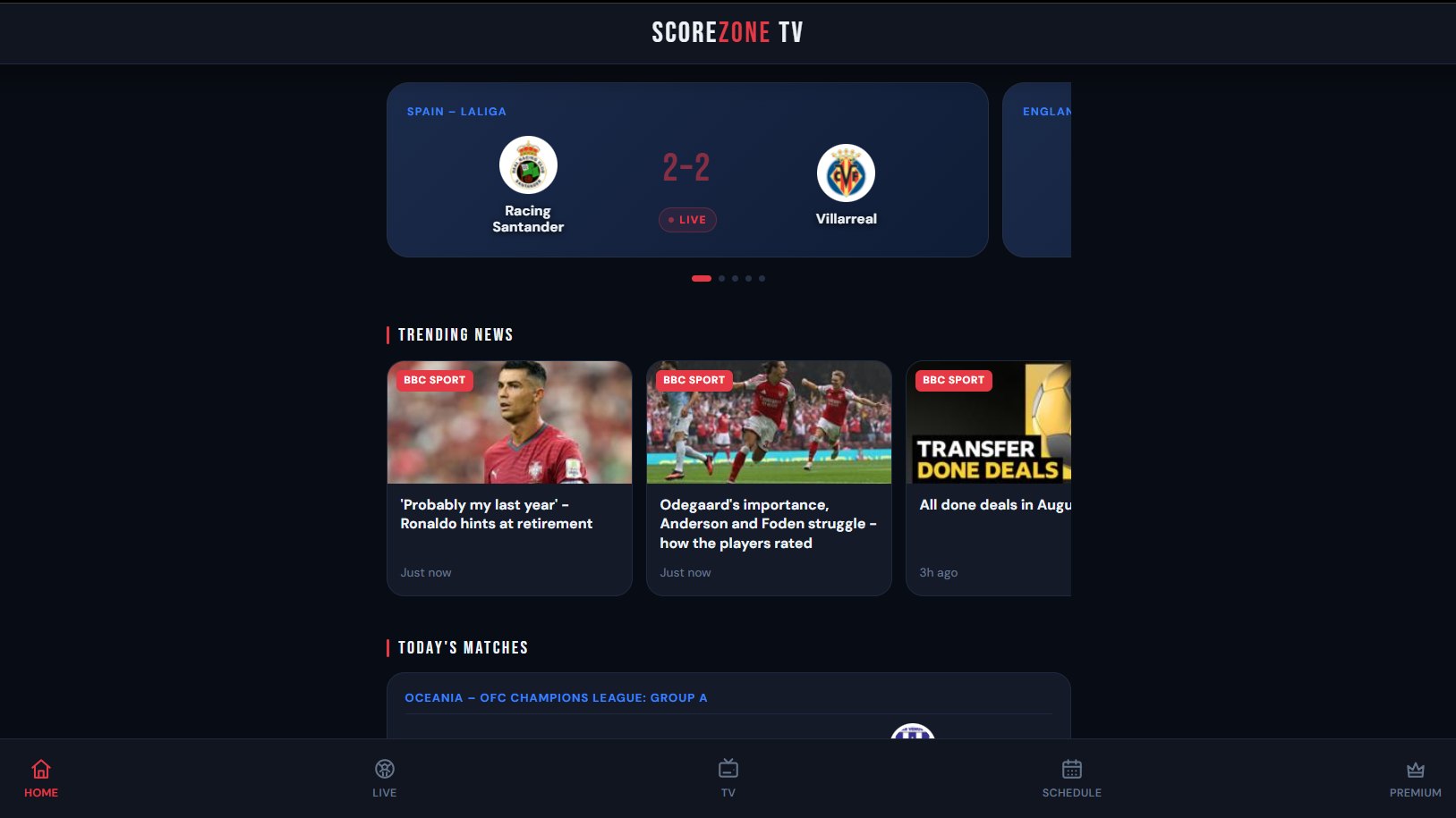 Scorezone TV