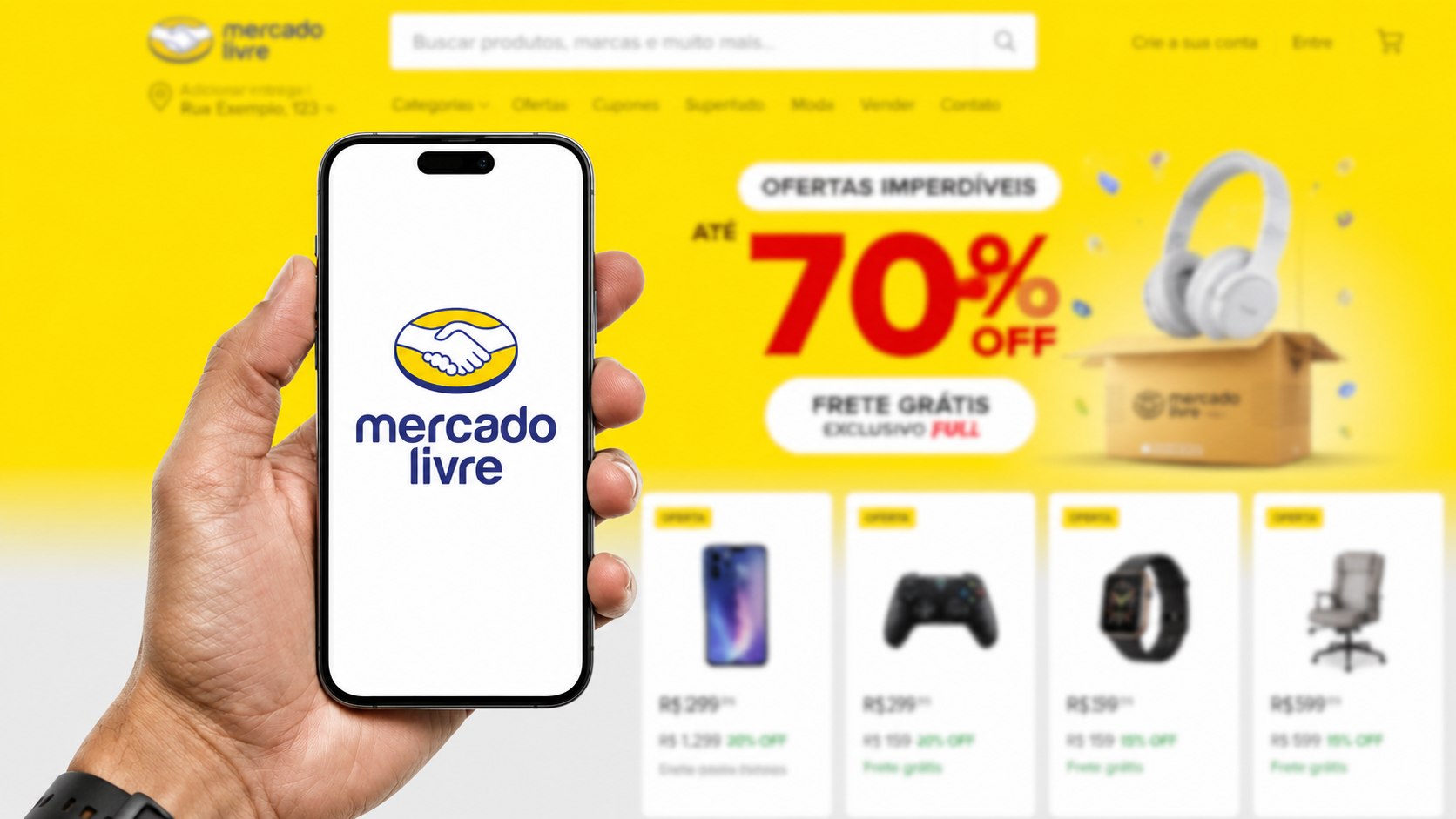 Caçadores de Promoção - Mercado livre