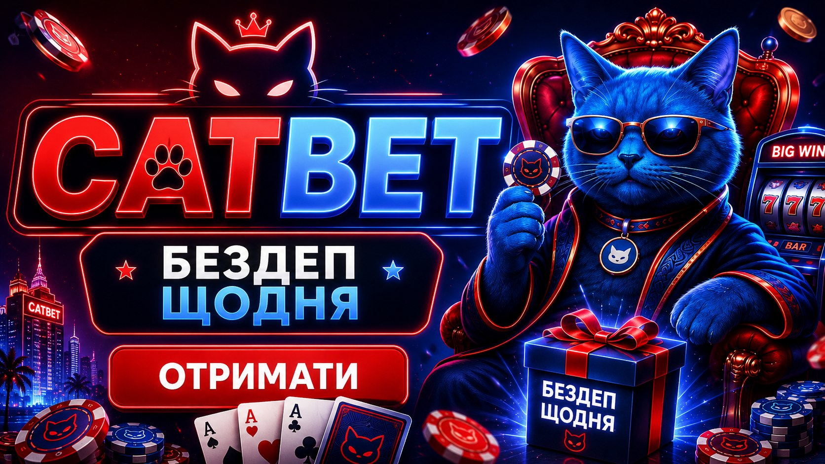 Ваш бонус від CATBET 🎰