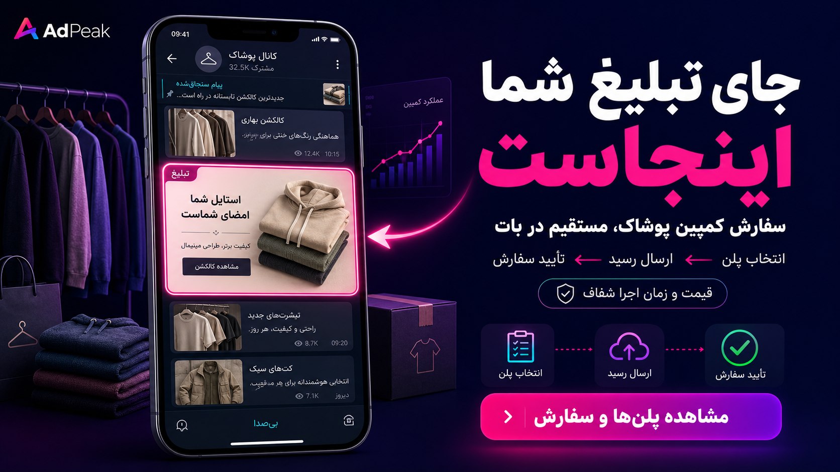AdPeak | مشاوره تبلیغات پوشاک